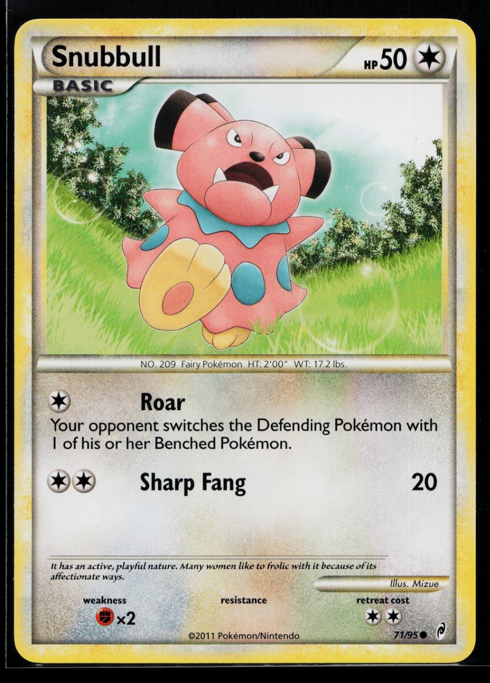 Snubbull Common Call of Legends 71/95 NM C2007