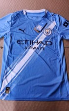 Manchester City soccer jersey small