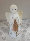 Fenton Art Glass Twining Berries Sweet Angel Bell Hand Painted