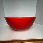 Pyrex 404 Red Mixing Bowl 4 Qt 10” Nice Condition