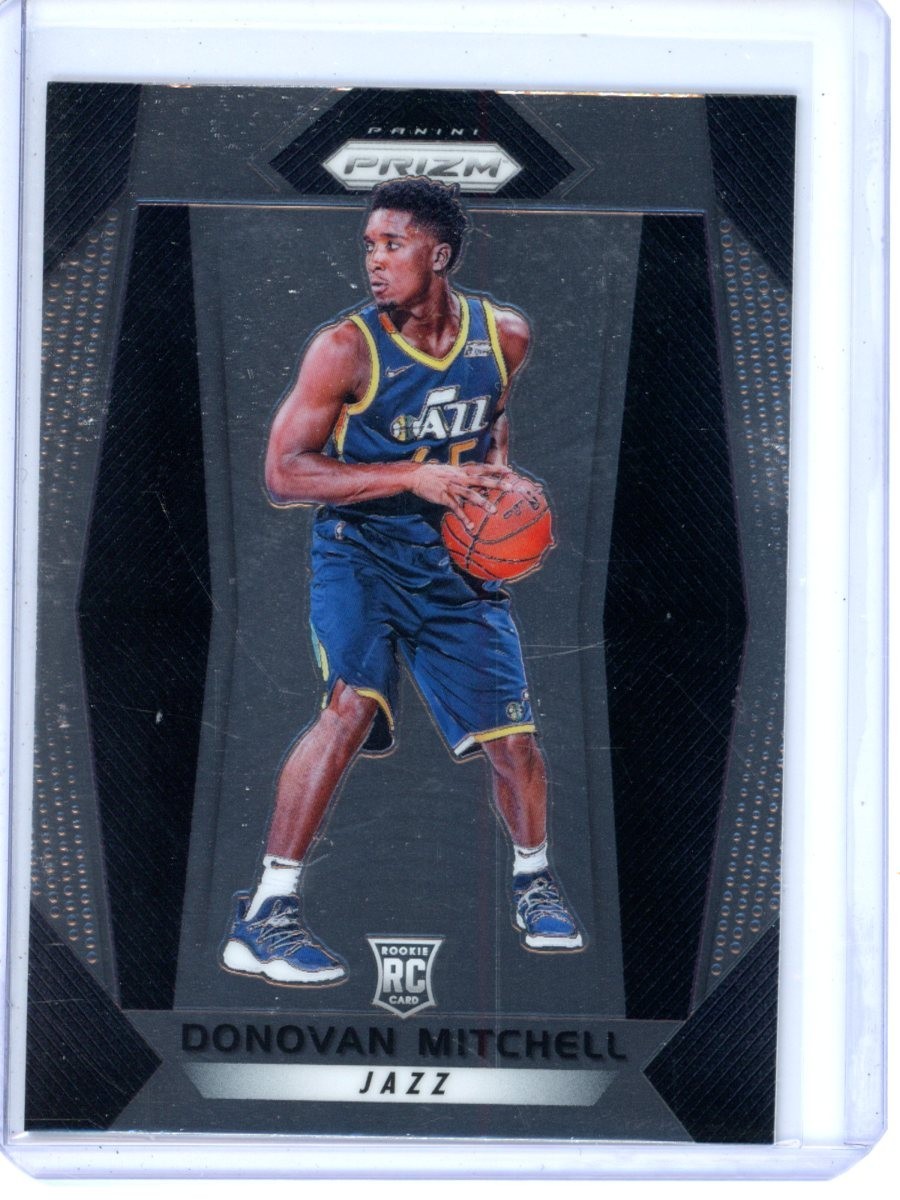 DONOVAN MITCHELL RC 2017-18 Panini Prizm - #117 (RC) INVEST!!