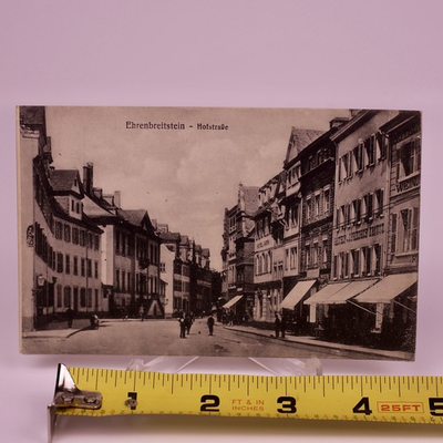 #ad RPPC Ehrenbreitstein Hofstrasse Germany Postcard #125 Victor Ullmann Coblenz $19.95