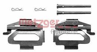 Metzger ZubehöRsatz, Scheibenbremsbelag Vorderachse U.A. FüR CitroËN, Ford