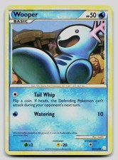 Wooper 88/123 Common HeartGold & SoulSilver Pokemon Lightly Played