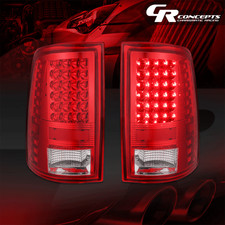 Pair Red Lens Full Led Brake Tail Lights For 2009-2017 Dodge Ram 1500 2500 3500