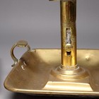 Antique Georgian Pair Brass Pushup Candle Holders Candlesticks 1800-1820 — photo 6