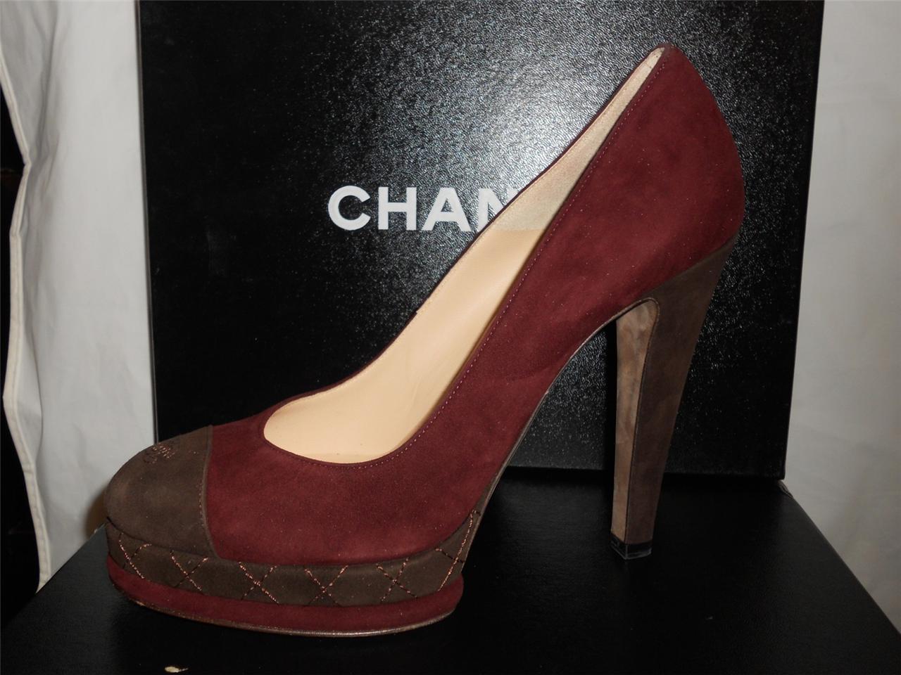 chanel platform pumps