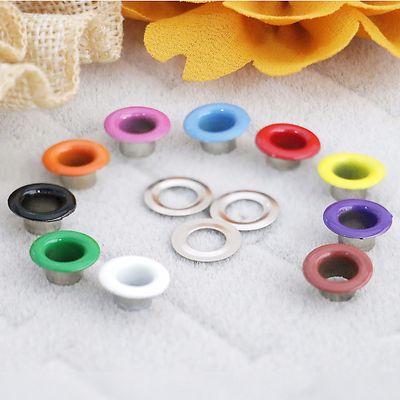1/4'' Grommets,eyelets with washer Fun Colors ,Two Piece, CHOOSE color & quantity