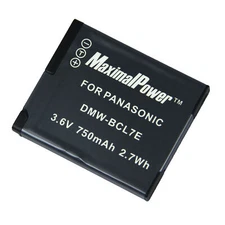 Replacement Battery for Panasonic Camera DMW-BCL7 DMW-BCL7E DMW-BCL7PP 750mAh