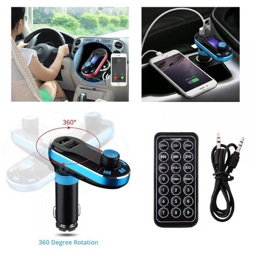 Kit Hände Frei Bluetooth Auto Blau für Samsung Galaxy A8 - Bild 4 von 5