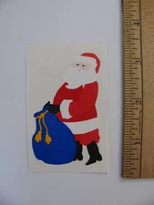 Mrs. Grossman's SANTA with BAG 2" X 3.25" NOS a