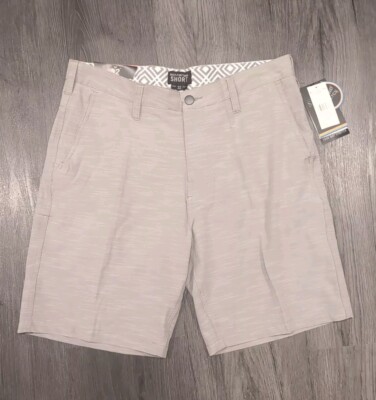 Trunks Mens Performance Multi-Functional Shorts Casual Cloudy Grey Size 32