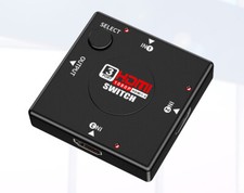 3 Port 1080P HDMI Switch Selector Switcher Splitter Hub for PS4 PS3 HDTV Xbox