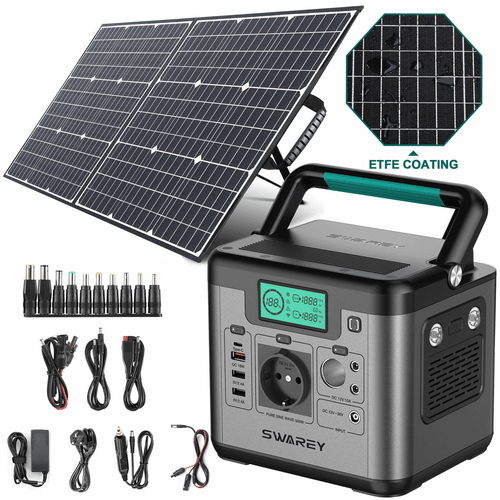 518Wh Solar Generatoren Power Station Notstromaggregat Mit 100W 18V Solarpanel - Bild 71 von 84
