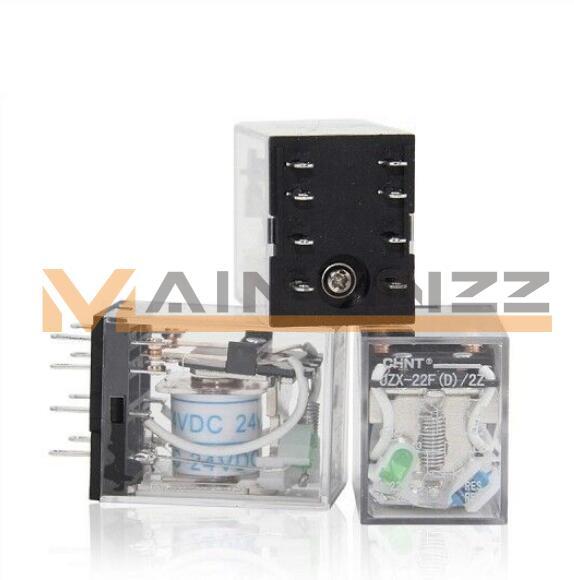 5PCS CHNT Small Relay JZX-22F(D)/2Z DC24V JZX-22F D /2Z 8-pin | eBay
