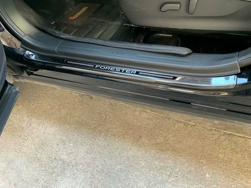 For Subaru Forester Accessories Stainless Steel Door Sill Protector Scuff 19-23 - Picture 3 of 7