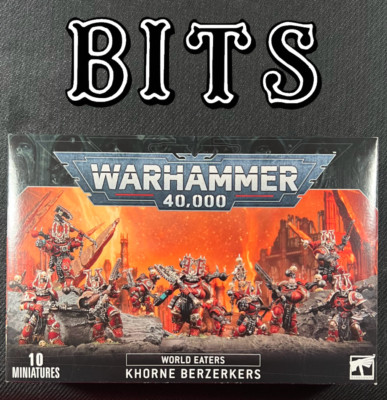 Warhammer 40k World Eaters Khorne Berzerkers Bits Chaos Space Marines Horus 