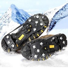 1 Pair Winter Anti-Slip Crampons Snow Ice Cleats For Men Women Boot Shoes Covers