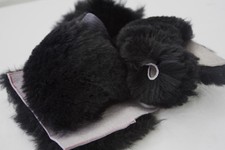1/2 pound BLACK Wool Sheepskin CRAFT Scraps Sew Costumes Pillow, Pads, Stuffing