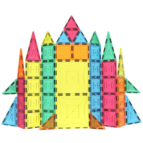 Magnet Tiles NEW 2020 Mag-Genius Magna Award Winning Building Magnetic Toy 60pc