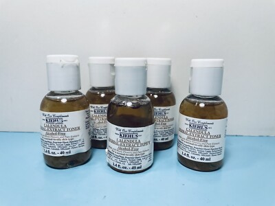 KIEHL S -CALENDULA HERBAL EXTRACT TONER -1.4 OZ -ALCOHOL FREE - LOT OF 5 -SEALED