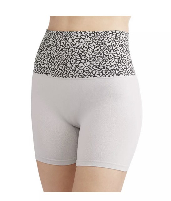 New Life by Jockey Slimming Short Seamfree Shapewear Gray. Size L eBay