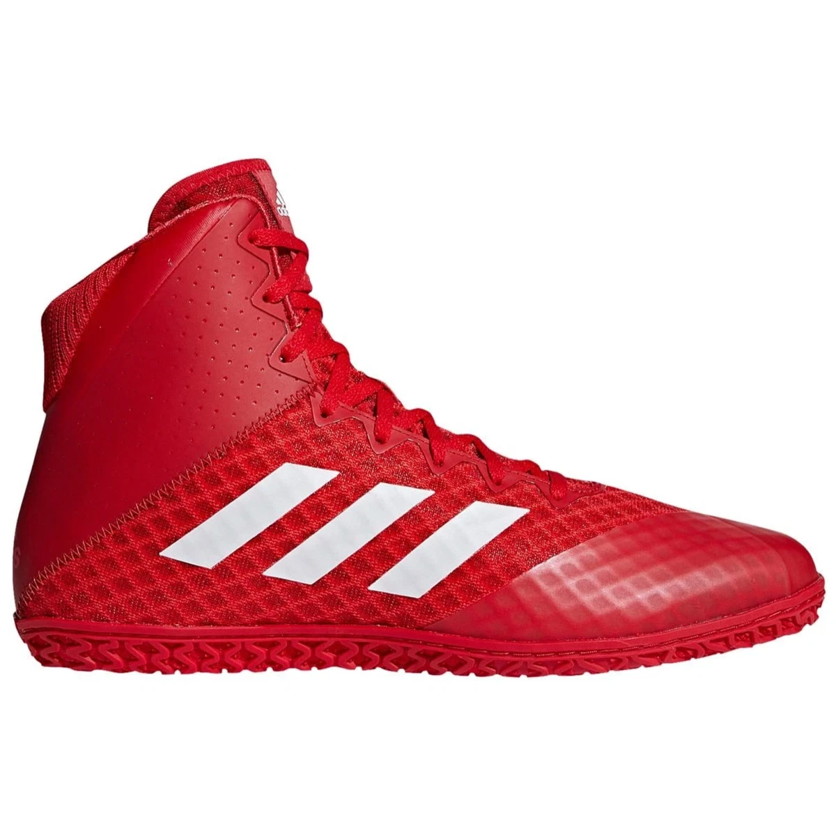 Adidas AC6972 Mat Wizard 4 Red White Wrestling Shoes