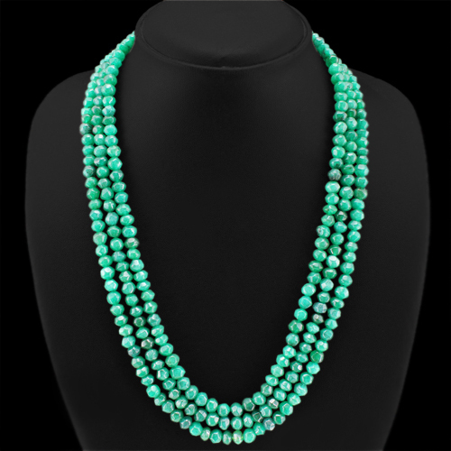 Kendall Lab Grown Emerald Chain Necklace In 14K Yellow Gold | Brilliant Earth - Foto 4