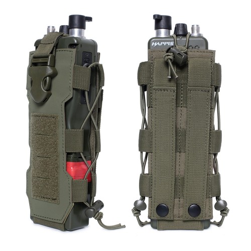 Wojskowa torba na butelkę wody Molle Walkie Talkie Uchwyt Dwukierunkowa kabura radiowa - Zdjęcie 2 z 15
