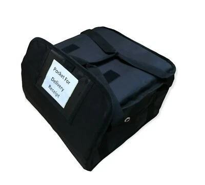 Fully Thermal Insulated Pizza Delivery Bag Hot Food Takeaway Delivery 14x14x8inc