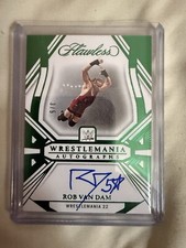 2024 Panini Flawless WWE Rob Van Dam Emerald WRESTLEMANIA AUTO #/5