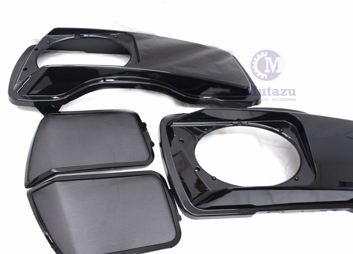 Mutazu CVO 6x9 Speaker Lids,metal grill fit Harley Touring