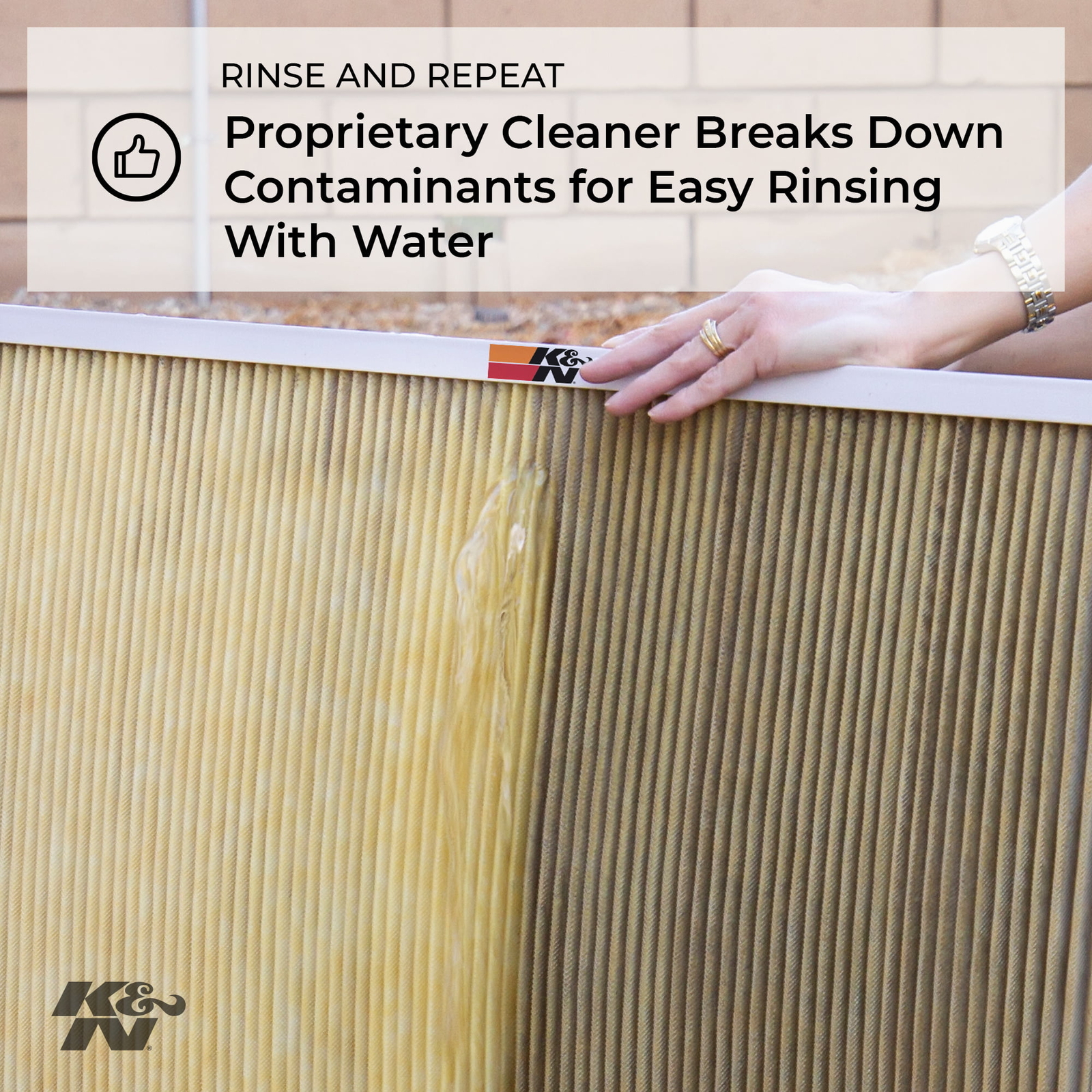 K&N HVAC Filter Cleaner 32 Oz Spray Bottle Filter Cleaner and