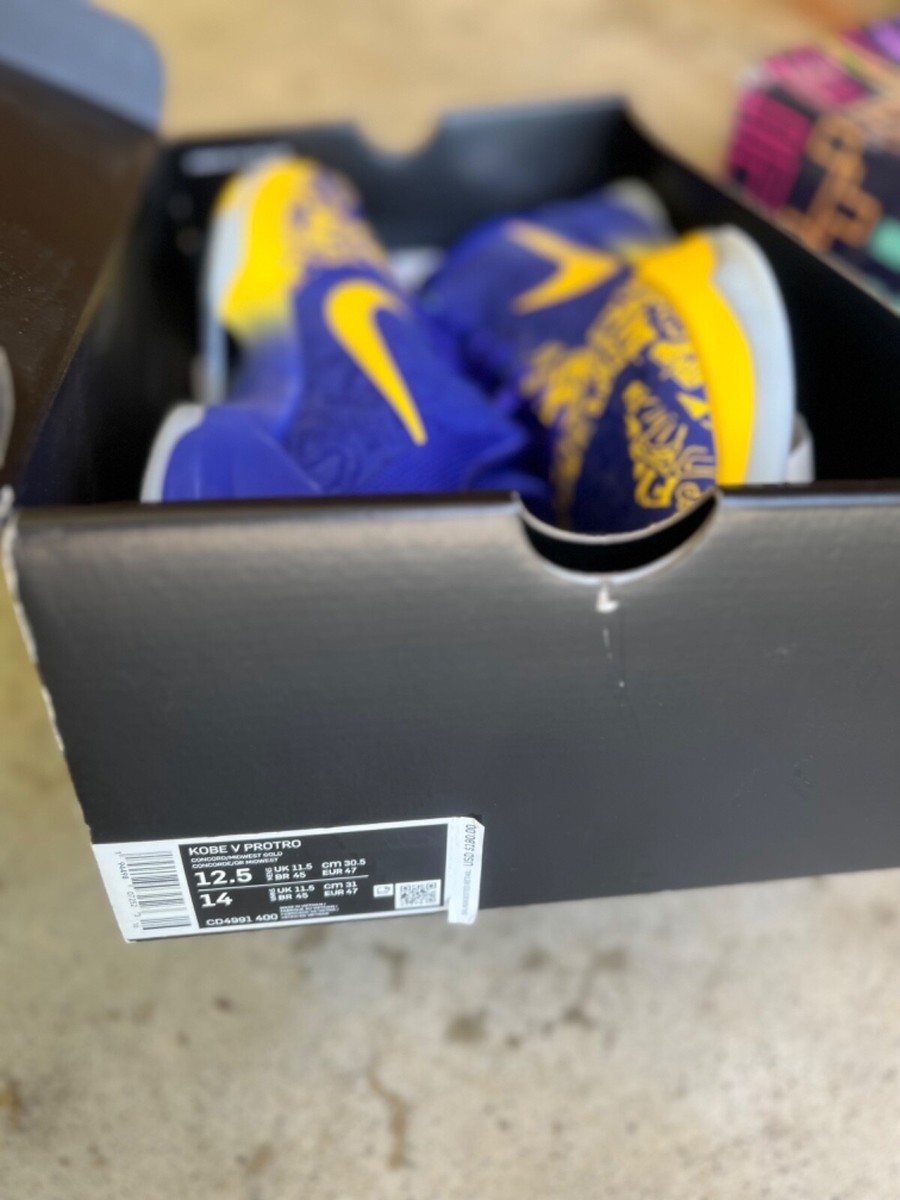 Size 12.5 - Nike Zoom Kobe 5 Protro 5 Rings 2020! Brand new offer