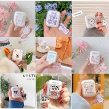 Cartoon Cute Flower Bear Clear Earphone Case for Apple Airpods 1/2 Pro Gen3 SALE