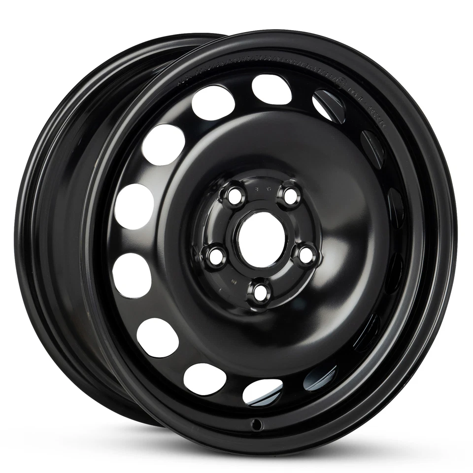 Genuine OEM Wheel For 2012-2015 Volkswagen Passat 16 Inch Black Steel Rim - Image 2 of 4