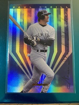 1995 Leaf Limited #76 Paul O'Neill Prism Foil Baseball Card '90s Vintage