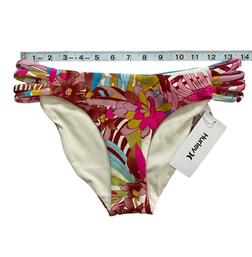 Hurley Swimwear Women's Bikini Palm Paradise Bandeau Multicolor Size Small - Picture 6 of 6