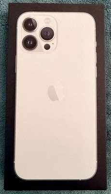 Empty IPhone 13 Pro Max Silver 128GB empty box w/accessories Model A2484