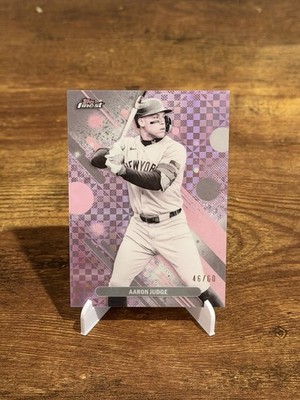 2025 Topps Finest - Common Aaron Judge #51 Pearl Checkerboard Refractor /60