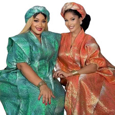 Lady Women Africa Dashiki Maxi Dress Formal Cocktail Gown Loose Kaftan for Women