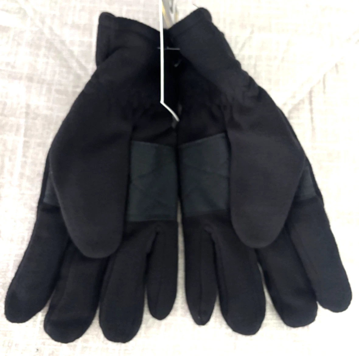 Quiet Wear Men's Waterproof Fleece Gloves(BLACK XL)NWT
