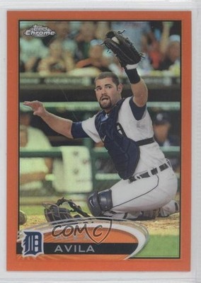 2012 Topps Chrome Retail Orange Refractor Alex Avila #131 d2e