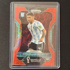 🔌IU 2022 PANINI PRIZM FIFA WORLD CUP QATAR RED CHOICE RC GONZALO MONTIEL