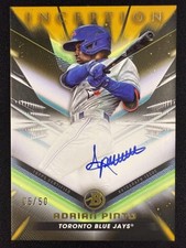 2023 Bowman Inception #BPA-AP Adrian Pinto Autographs Auto Gold Foil #/50