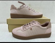 MICHAEL KORS WOMENS SCOTTY LACE UP FINE NYLON SNEAKERS - UK SIZE: 7
