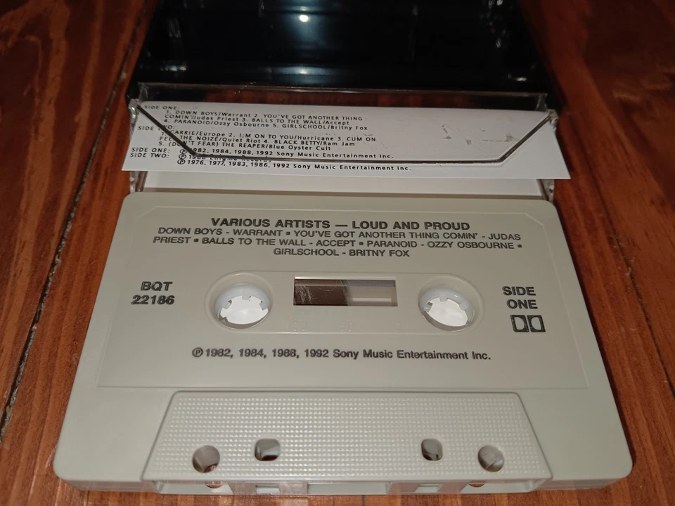 Loud And Proud Club Edition Cassette Sony BQT 22186 Ozzy Quiet Riot Judas Priest - Image 2 of 4