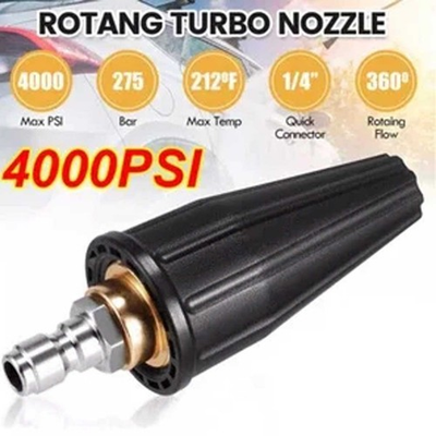 #ad #ad 1x Rotating turbine nozzle 4000PSI high pressure cleaning machine nozzle head $11.54