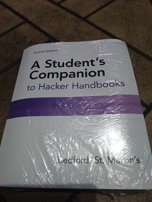 A Student s Companion To Hacker Handbooks 2nd Ed & Writers Reference 10th Ed NEW