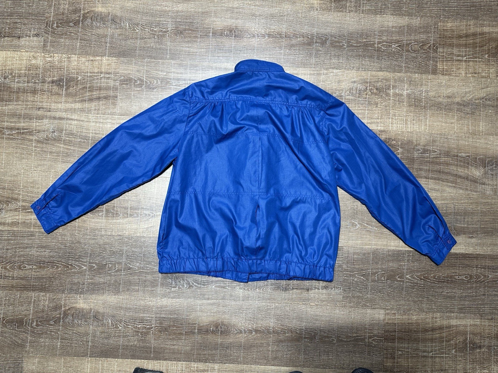 80s rare Vintage women's LACOSTE blue lightweight bomber jacket retro sportswear thumbnail 10